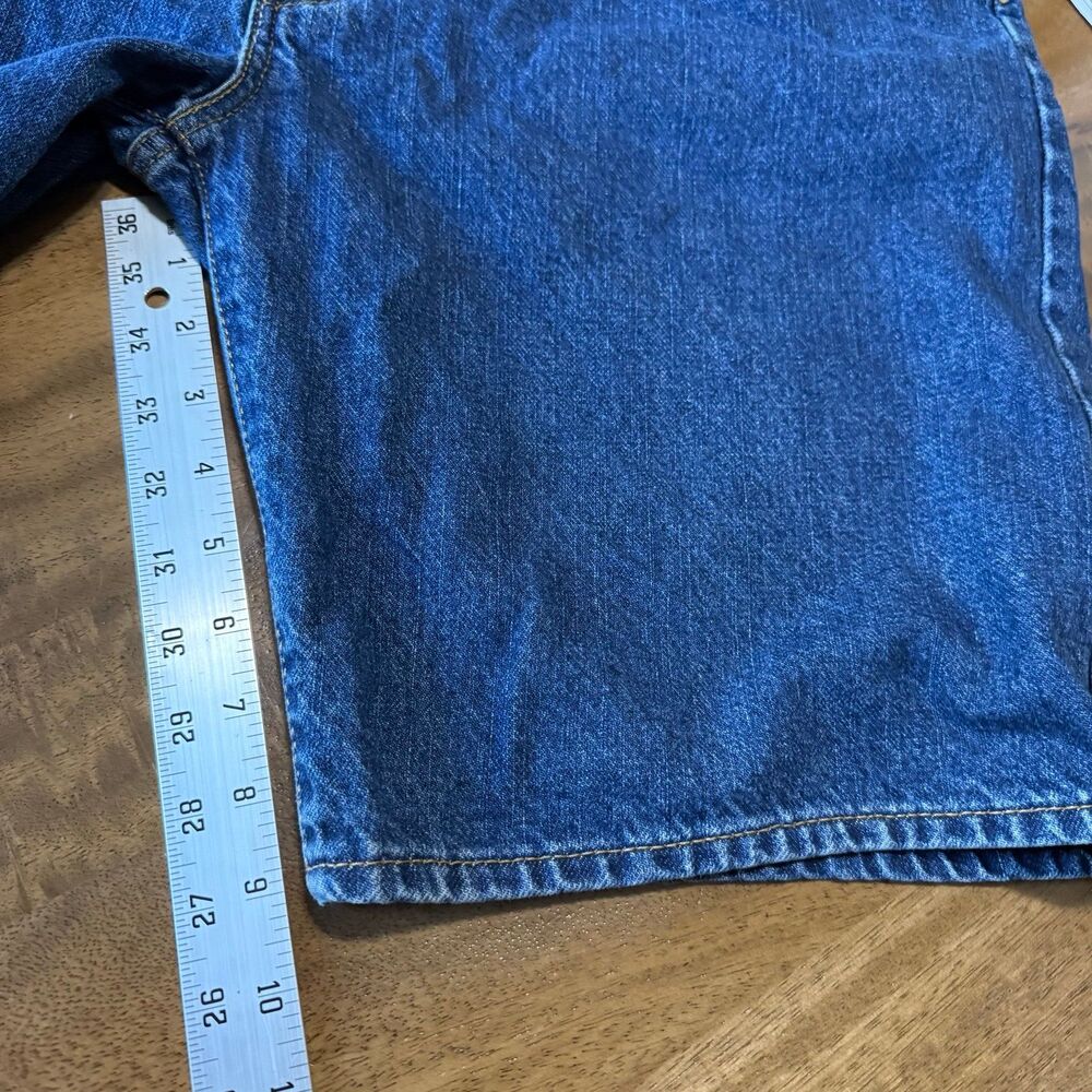 Levi’s Jean Shorts Men’s 40(Feels like 36) Blue Straight - Picture 7 of 7